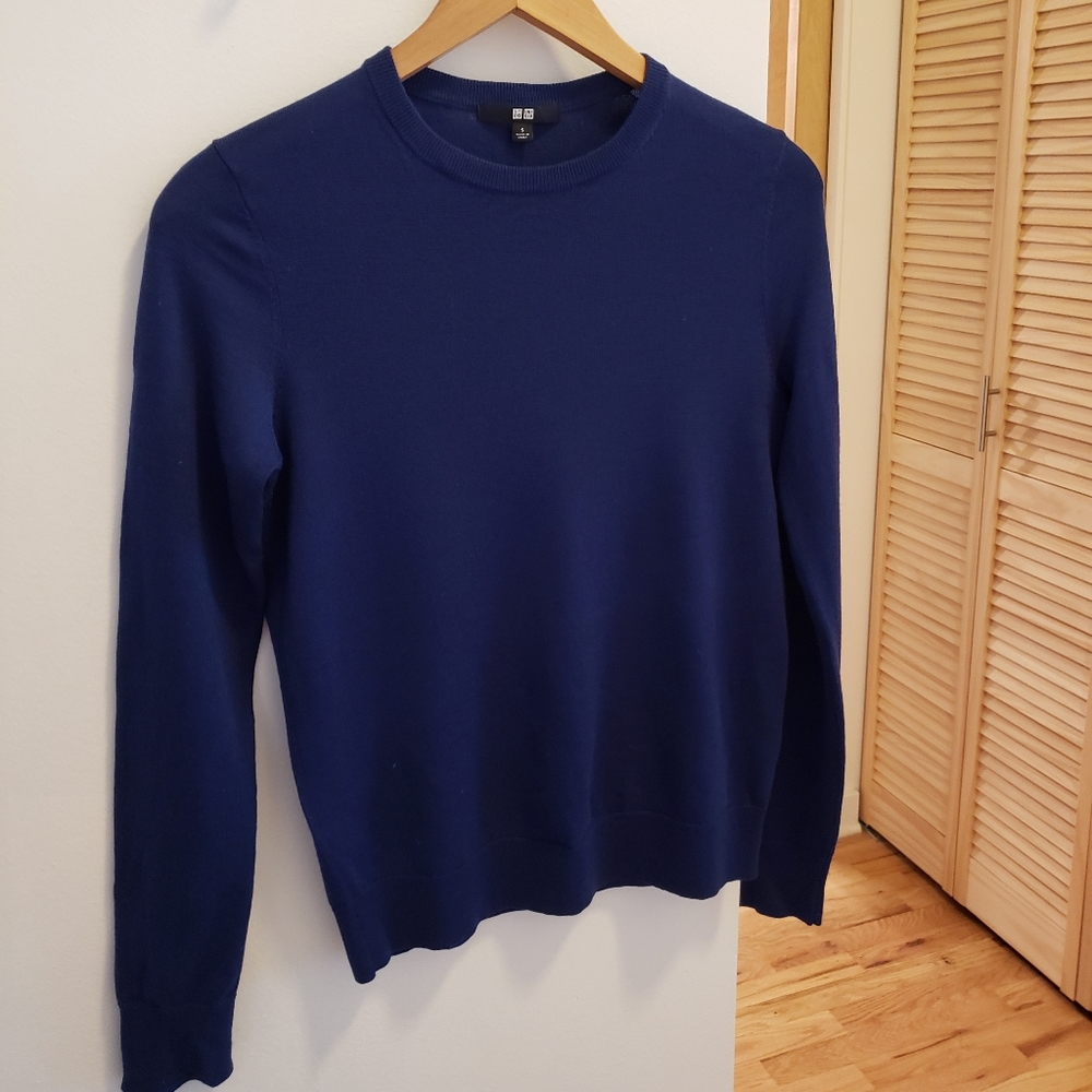 Uniqlo extra fine merino wool crew neck sweater